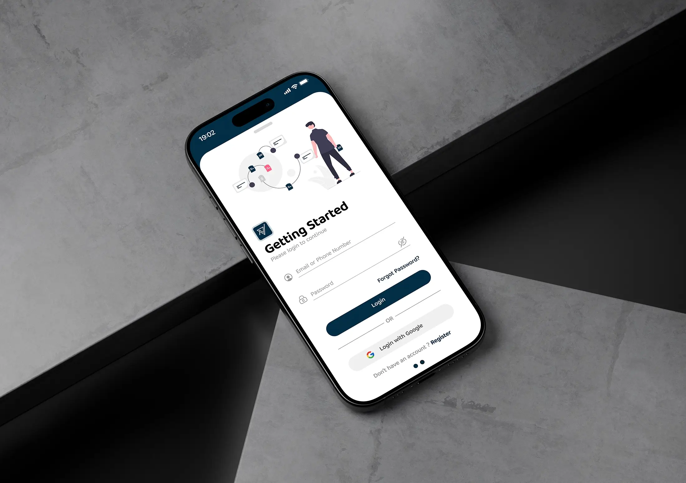 Login UI for Mobiles