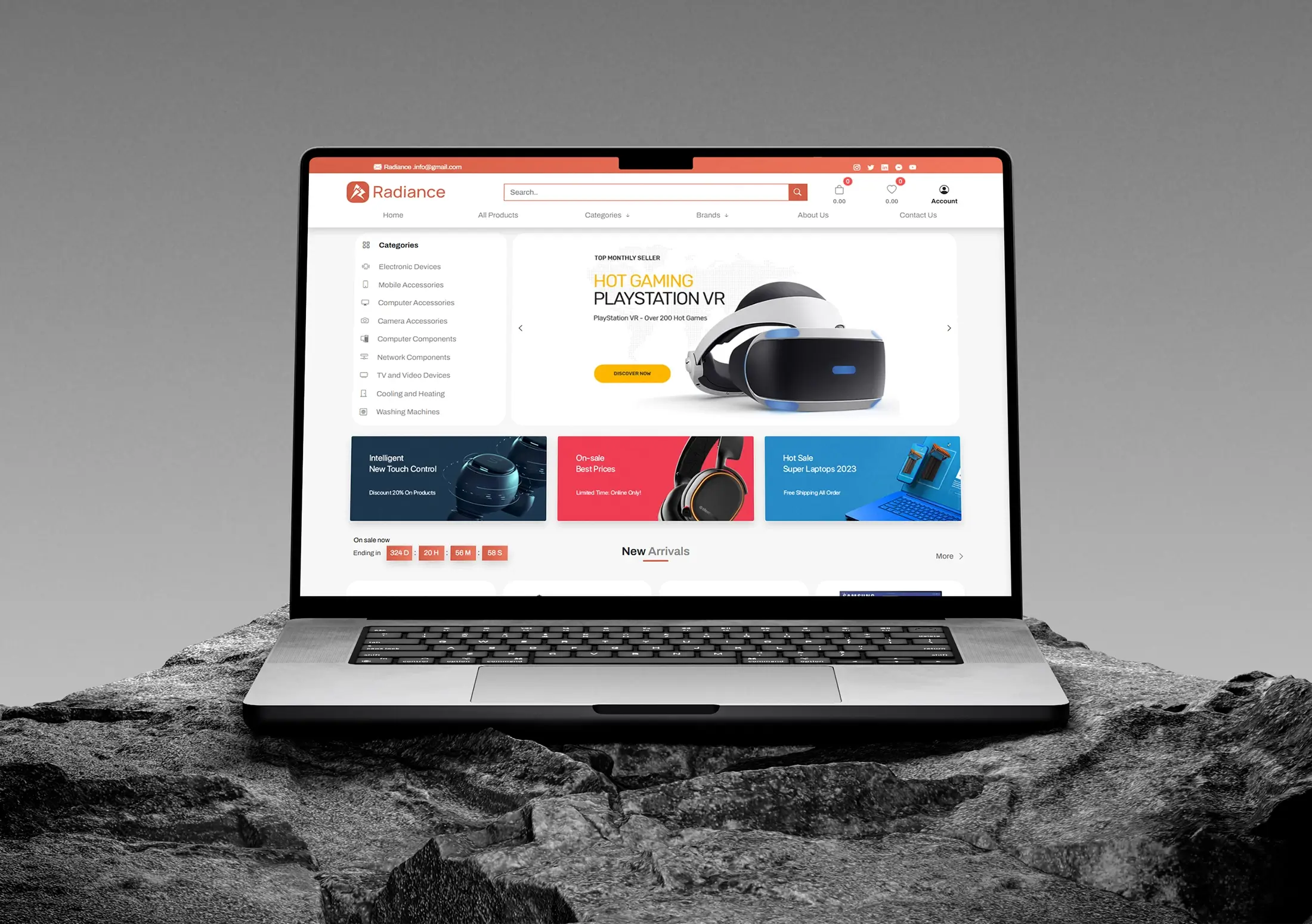 Radiance E-Commerce Web Application
